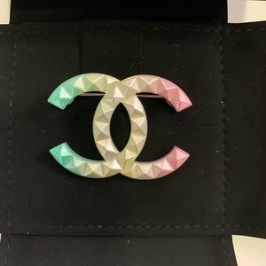 Chanel CC Rainbow Cuba Brooch
